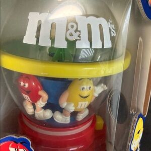 M & M’s Fun Machine Spinning Candy Dispenser  Retro Style Collectible - NIB